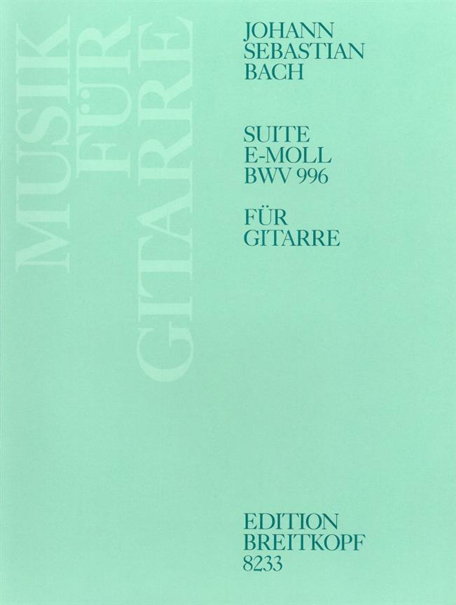 Suite e-moll BWV 996